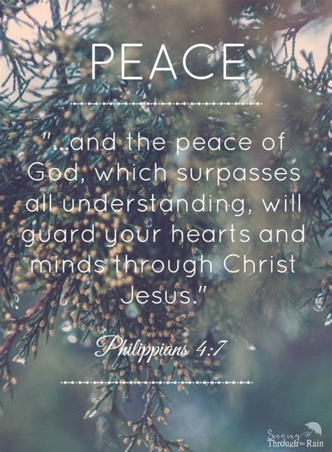 And The Peace Of God Which Surpasses All Understanding Will Guard