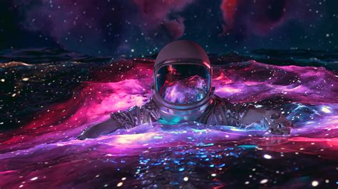 Floating In Space Live Wallpaper 2160x2160