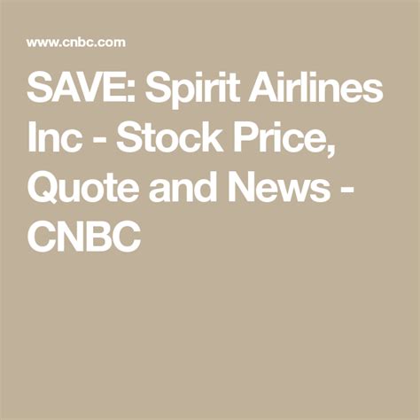 Https://tommynaija.com/quote/spirit Airlines Stock Quote
