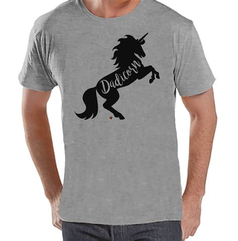 Mens Unicorn Shirt Dadicorn Dad Unicorn Shirt Funny Etsy