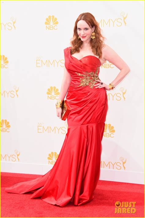 Mad Mens Christina Hendricks Is Red Hot At Emmys 2014 Photo 3183440