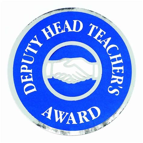 Metallic Deputy Headteachers Award Sticker School Merit Stickers
