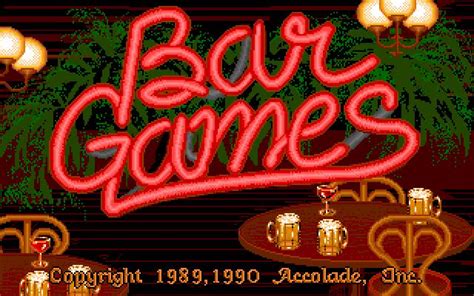 Bar Games Download 1990 Amiga Game
