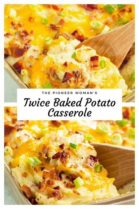 Sprinkle with seasoned salt, pepper and paprika if desired. The Pioneer Woman's Twice Baked Potato Casserole in 2020 ...
