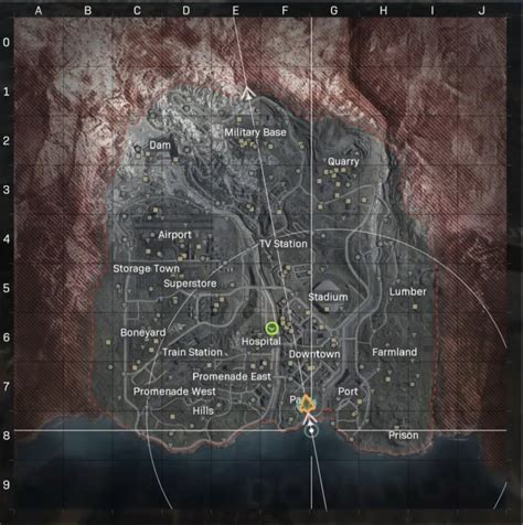 Complete Call Of Duty Warzone Map Revealed Includes Markers Locations