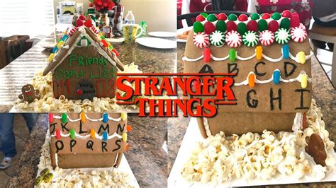Stranger Things Diy Decorations Cute Stranger Things Xmas Gingerbread