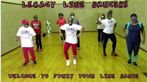 welcome to funky town line dance youtube