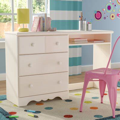 The matching chair easily fits under the desk when not in use. Kids' Desks