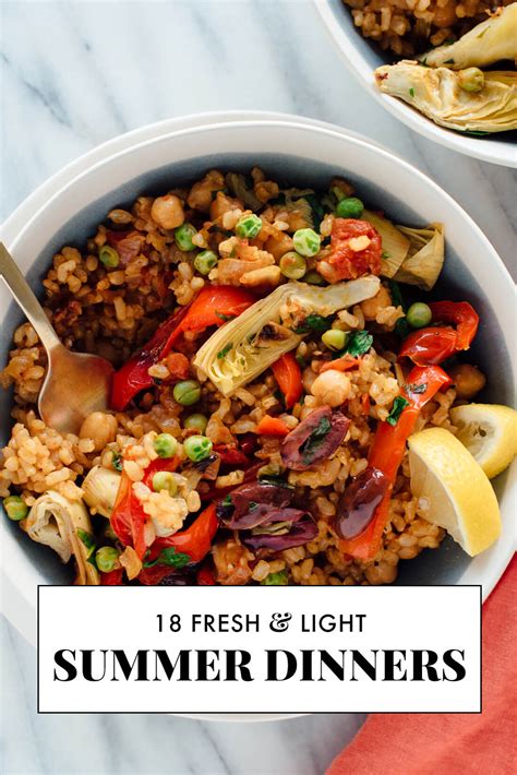 18 Light Summer Dinners Vegan High Protein