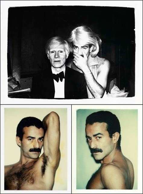 Andy Warhol With Victor Hugo Venezualan Make Up Artist Display