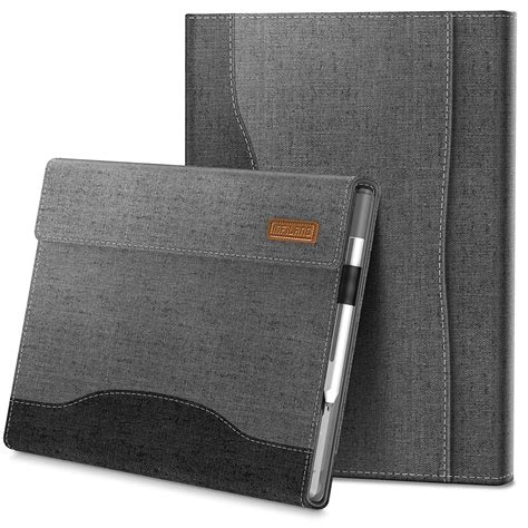Infiland Microsoft Surface Pro 6 Case Multi Angle Business Cover Built