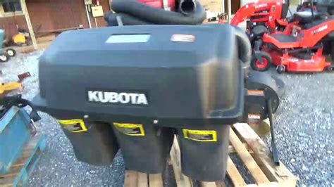 Kubota Gck60 23bx Power Flow Grass Bagger For Bx Series Sub Compact