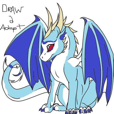 Baby Ice Dragon By Brokenwingadopts On Deviantart