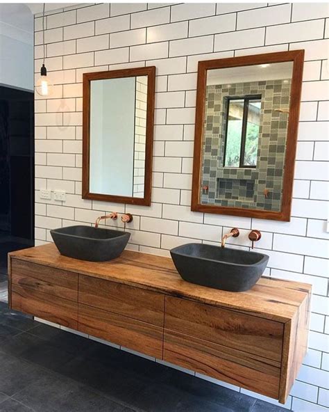20 Solid Wood Floating Bathroom Vanity