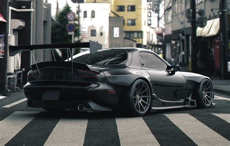 All pictures are absolutely free for your convenience, you can. Wallpaper Auto, Black, Machine, Street, Mazda, RX-7, Rendering, Mazda rx7, Mazda RX-7, Transport ...
