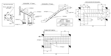 Staircase For Two Story House Section And Structure Details Dwg File Images