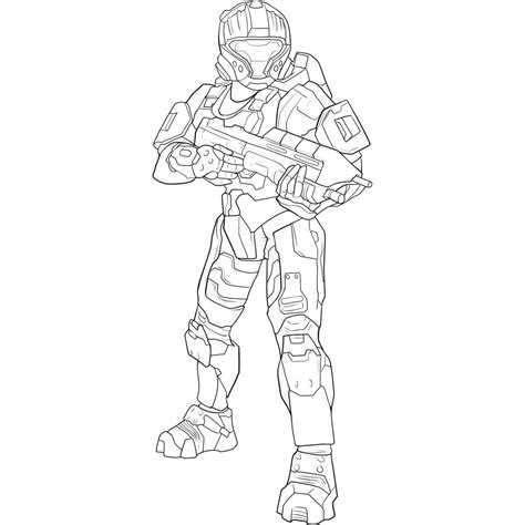 Printable Halo Coloring Pages