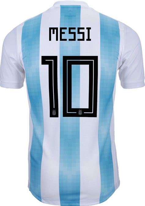 Adidas Lionel Messi Argentina Authentic Home Jersey 2018 19 Soccerpro