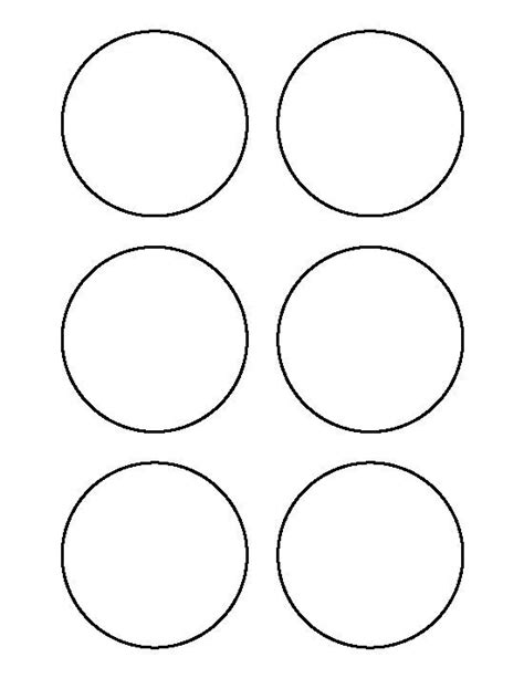 Print Circle Template Clipart Free To Circles Stencils And