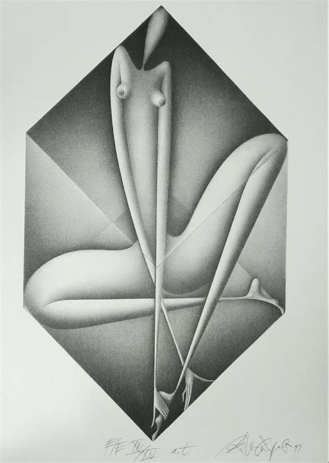 Figure In Geometric Shapes 4 Drawing By Kostadin Kostadinov