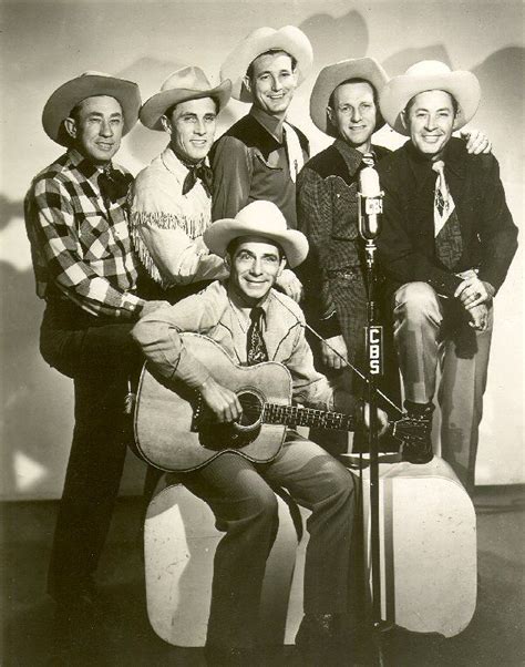 The Sons Of The Pioneers With Ken Curtis 2nd From Left Western