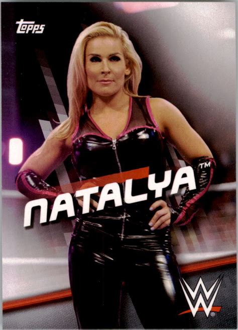 2016 Wwe Divas Revolution Wrestling Topps Natalya No28 Pro