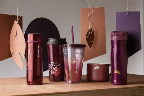 Starbucks welcomes its new range of merchandise in mid-Autumn tones ...