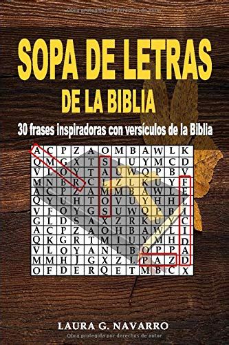 Buy Sopa De Letras De La Biblia 30 Frases Inspiradoras Con VersÍculos