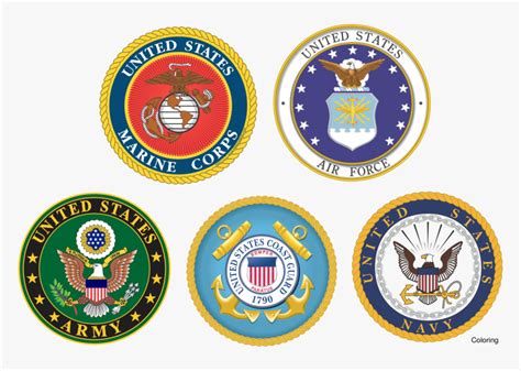 Military Branch Logos Png Military Branches Transparent Png Kindpng