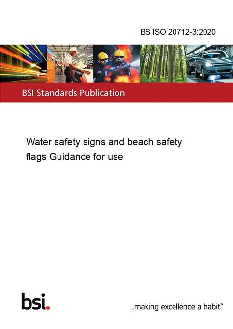 Bs Iso 20712 32020 Water Safety Signs And Beach Safety Flags Guidance