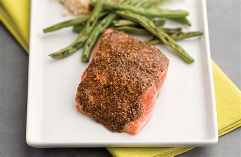 Smoky Maple Mustard Salmon