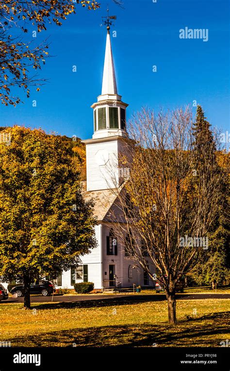 Church Townshend Vermont Usa Stock Photo Alamy