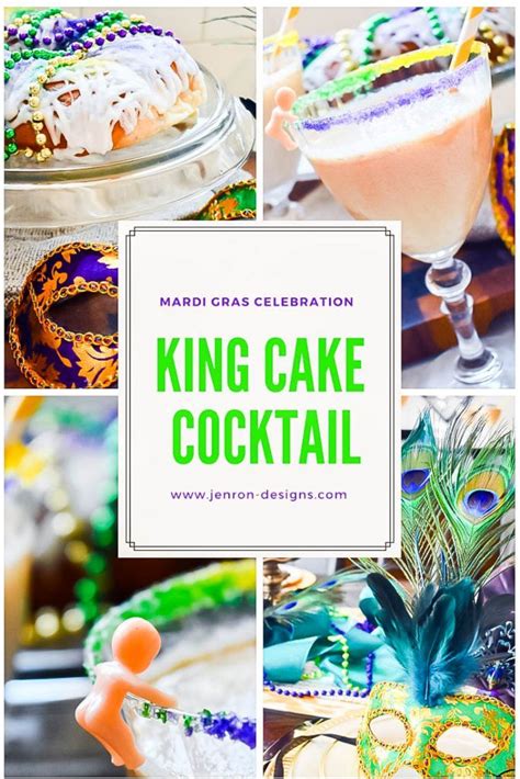 King Cake Cocktail King Cake Mardi Gras Drinks Cake Vodka