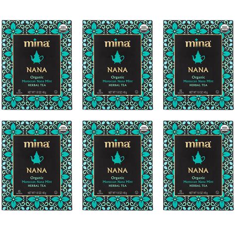 Mina Nana Organic Moroccan Nana Mint Herbal Tea 15