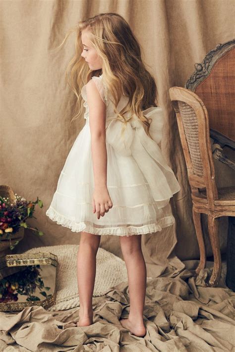 Nellystella Flora Girls Dress Star White Girls Dresses Girls