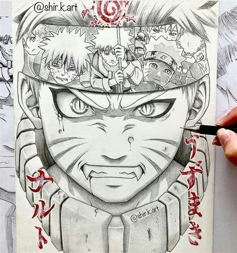Naruto Sketch Drawing Naruto Drawings Anime Drawings Sketches Anime