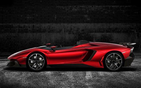 Free Download Hd Wallpaper 2012 Lamborghini Aventador J 4 Red