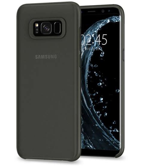 Spigen Galaxy S8 Plus Case Air Skin Black 571cs21678 Plain Back