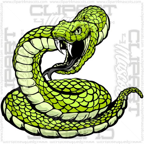 Coiled Snake Clipart Image Vector Or  Formats