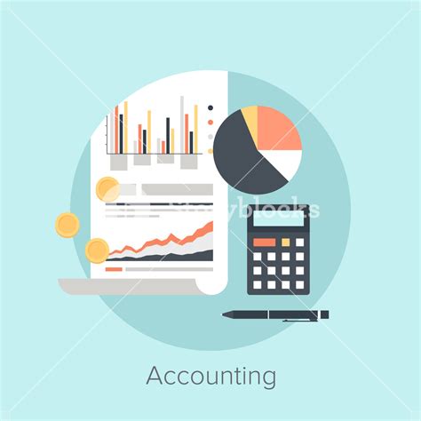 Vector Illustration Of Accounting Flat Design Concept Royalty Free