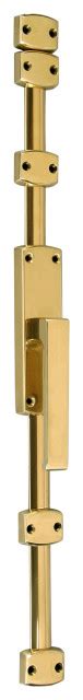 Solid Brass Cremone Bolt With Lever Transitional Door Levers By