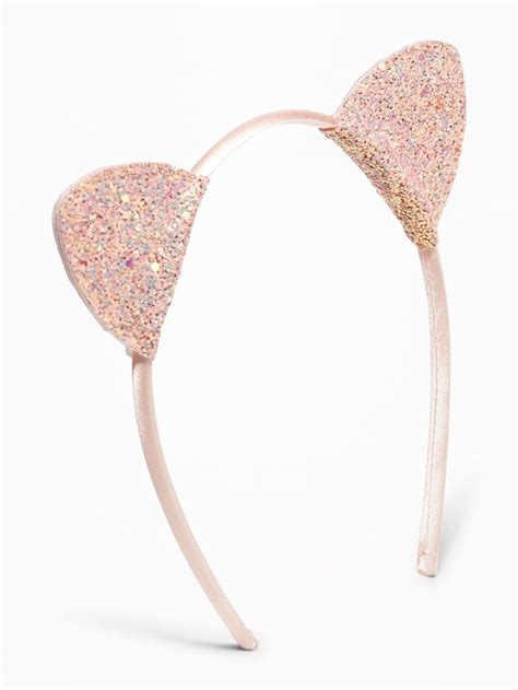 Product Glitter Cat Ears Ear Headbands Girls Headbands