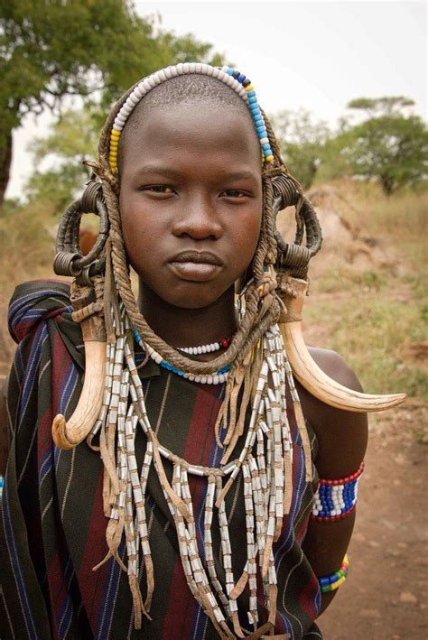 Mursi Woman African Tribes African Traditions Africa Tribes