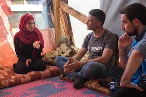 khaled hosseini visits refugees in lebanon and italy unhcr