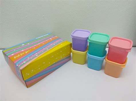 Tupperware Rainbow Cubes Gift Set Furniture Home Living Kitchenware Tableware Food