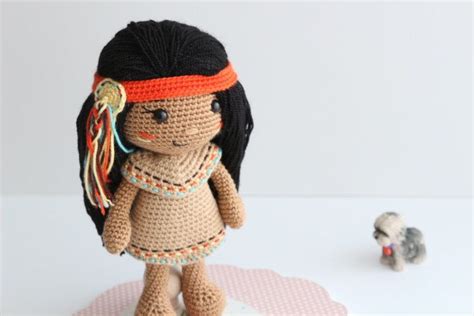 Native American Doll Amigurumi Beginner Crochet Toy Pattern Etsy