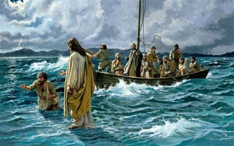 Peter Walks On Water Building On The Word