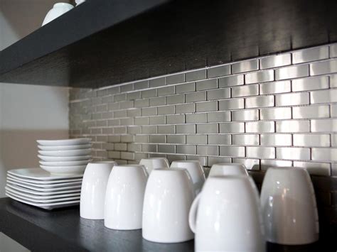 Metal Tile Backsplashes Pictures Ideas And Tips From Hgtv Hgtv
