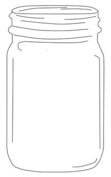 Download High Quality Mason Jar Clipart Printable Transparent Png