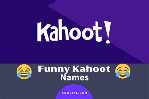 Funny Name Generator For Kahoot Best Games Walkthrough